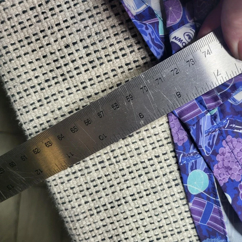 Peter‎ Millar Seaside Swim Trunks Mens Small Blue Cocktail Print Elastic Waist